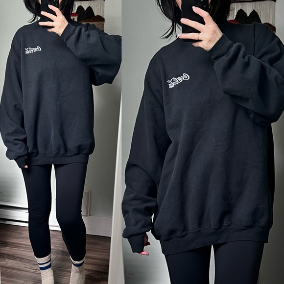Vintage Tops - Vintage oversized baggy Coca Cola crewneck Sweatshirt